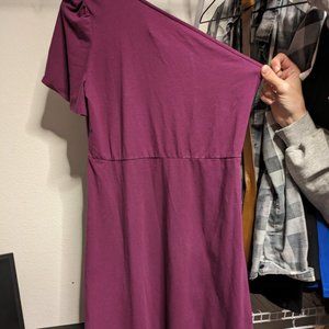 Who What Wear one shoulder dress